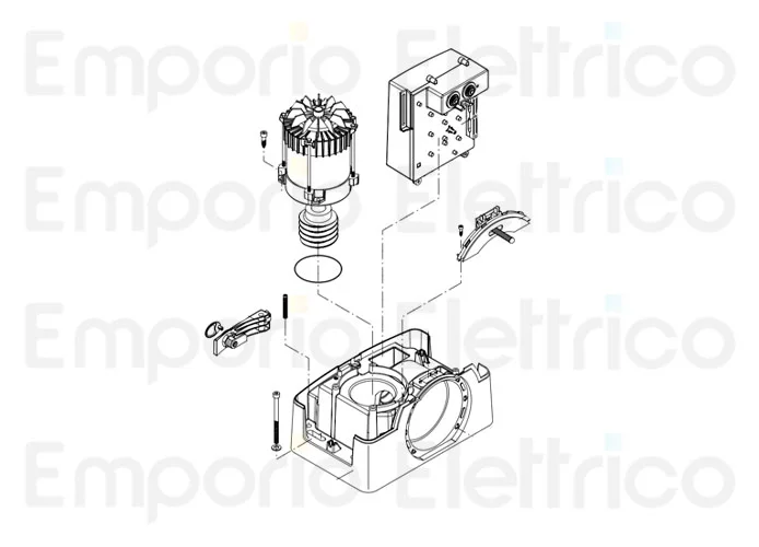 beninca pièce détachée moteur électrique pour bull20he 968600981