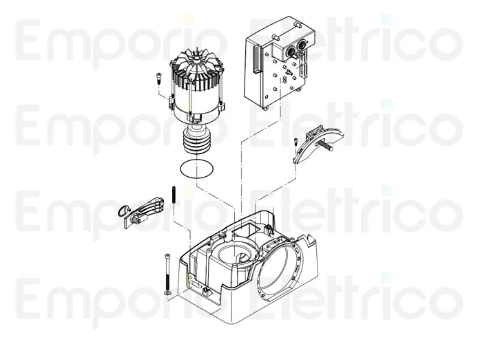 beninca pièce détachée moteur électrique pour bull20hea 968600982