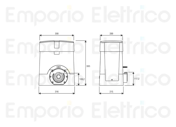 beninca page des pièces détachées pour moteur bull20 hea-115