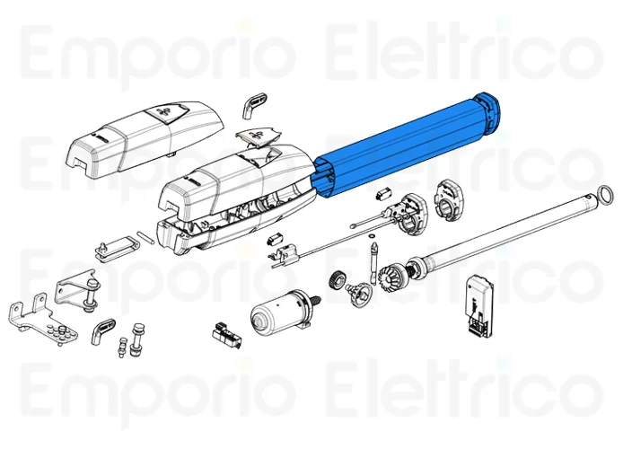 came ricambio profilo fisso con tappo ats30 v1 88001-0335