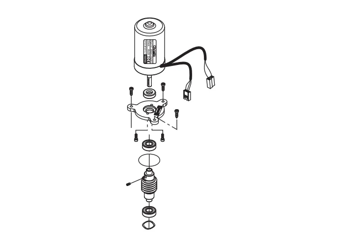 fadini pièce détachée moteur complet 24v avec encodeur junior624 624122