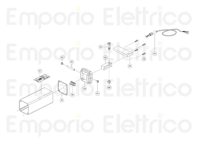 fadini ricambio cavo elettrico completo 88165
