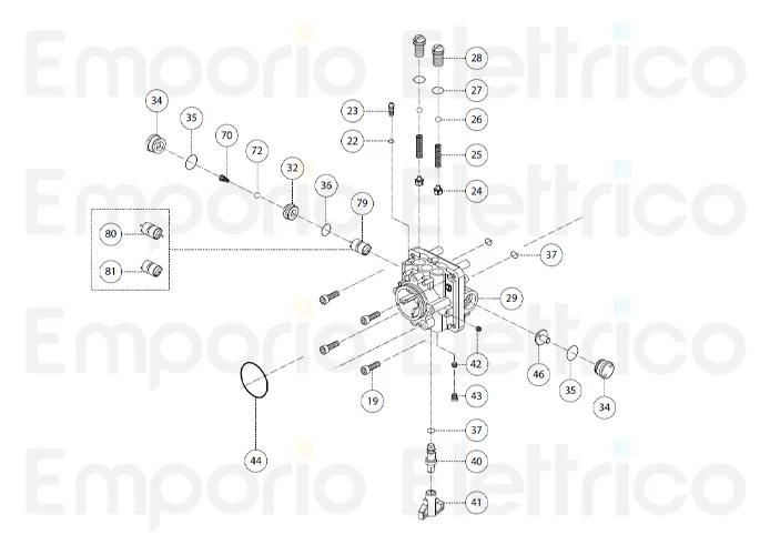 fadini ricambio cilindretto senza blocco 88181
