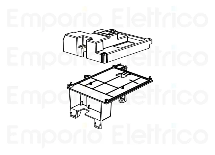 faac kit de remplacement pour support carte 391 63003498