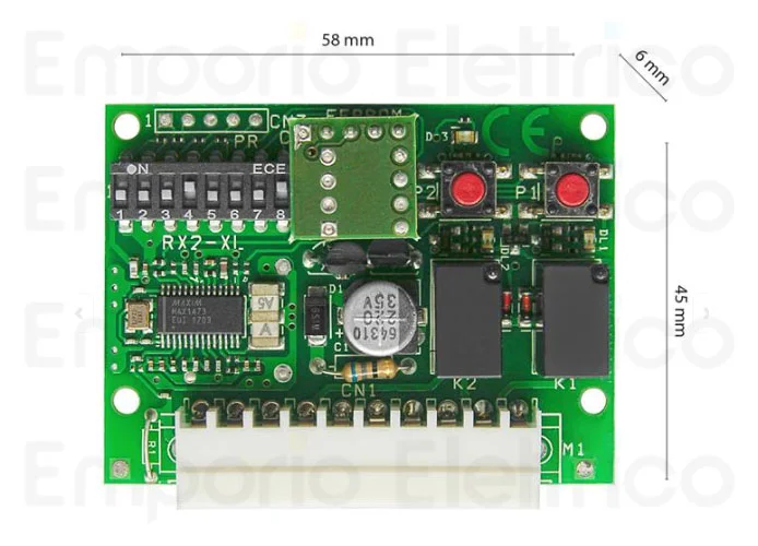nologo ricevitore bicanale 433.92mhz rx2i-xl