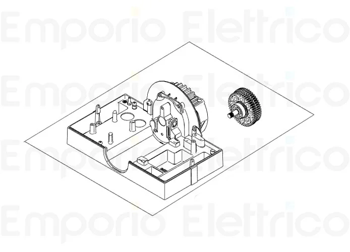 faac ricambio ingranaggi interni c720-c721 63003502