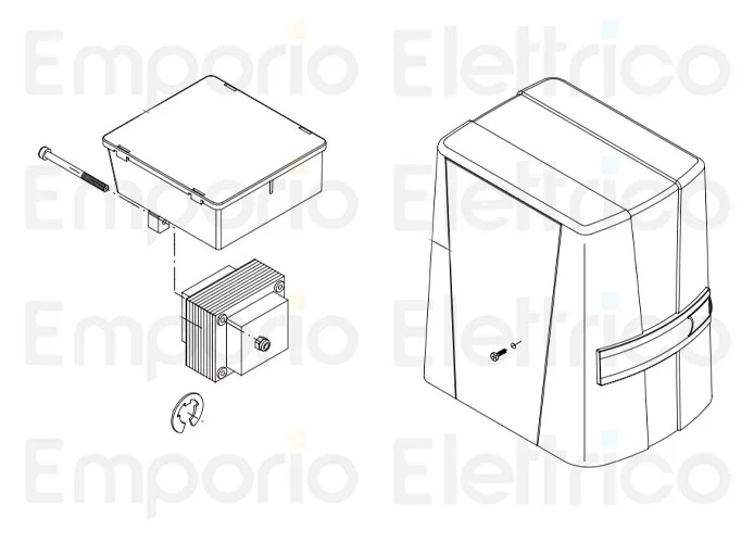 beninca pièce détachée transformateur 230v 100va sec 0-20 x ben 9686484