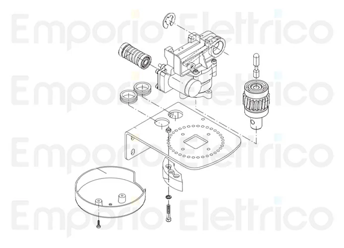 beninca pièce détachée carter de protection pour ben 9686489