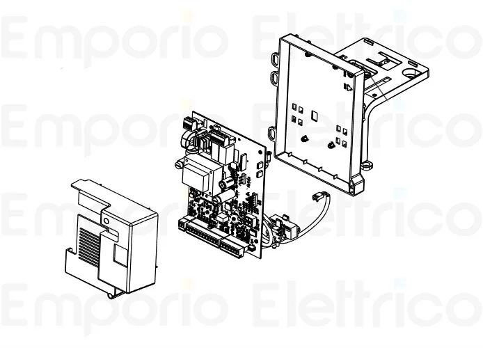 faac ricambio kit plastiche 740c/741c 63003533