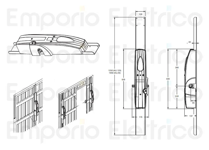 beninca pagina ricambi per motore zed.re sx