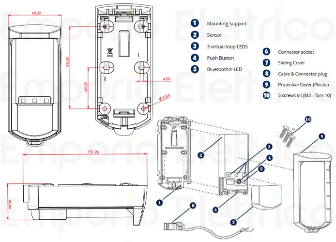 faac sensore radar evoloop 1050149