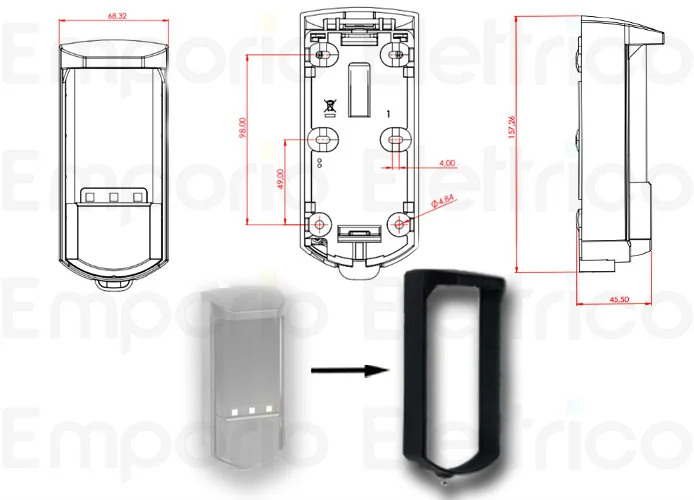 faac evoloop cover di protezione 1050150
