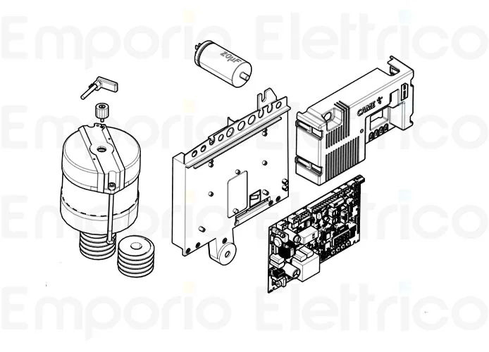 came ricambio scheda elettronica zba1-bx7xxe 88001-0375