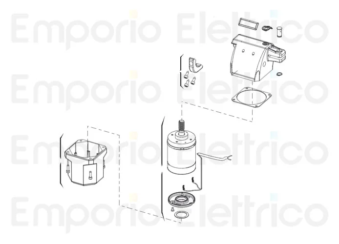genius ricambio motore 24v euro bat nero 6020539