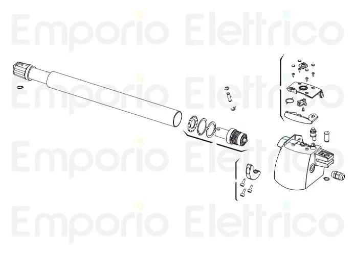 genius ricambio xric gruppo riduttore dx g-bat 6020505
