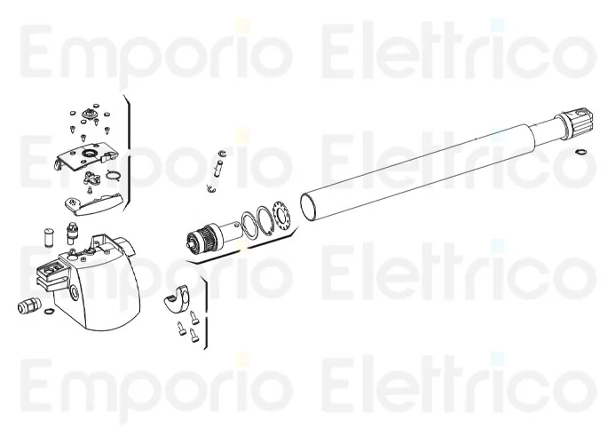 genius ricambio xric gruppo riduttore sx g-bat 6020504