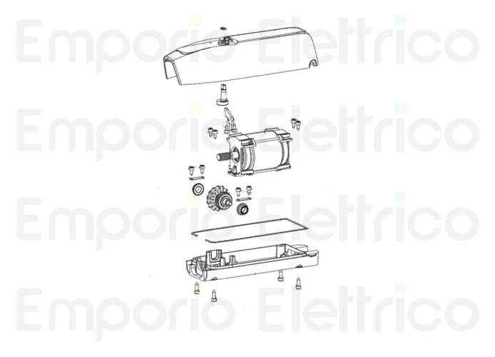 genius ricambio gruppo corpi mistral/sirocco 63003348