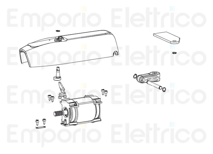 genius ricambio xric gruppo forcella flottante 6020223