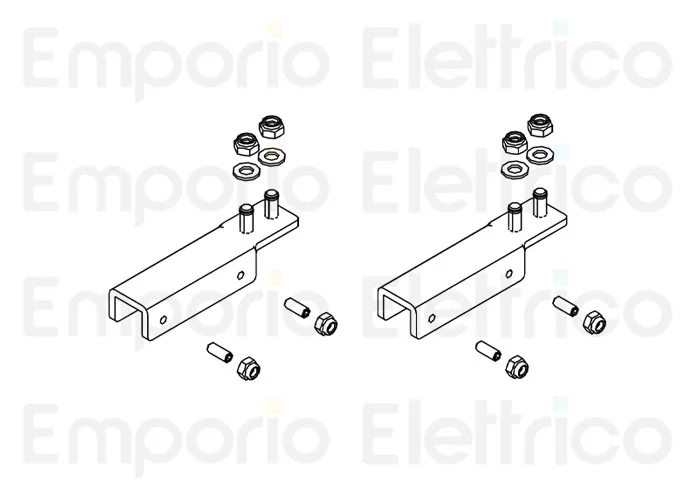 genius ricambio kit viterie finecorsa scorrevole 6100343