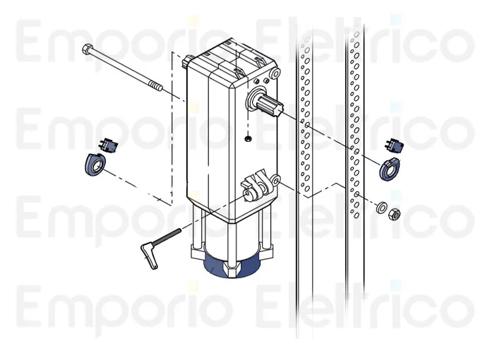 genius ricambio kit encoder e finecorsa euro breeze 06 6100162