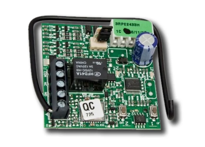 faac récepteur embrochable 2 canaux 433 mhz rp2 433 rc 787742 (new code 787857)