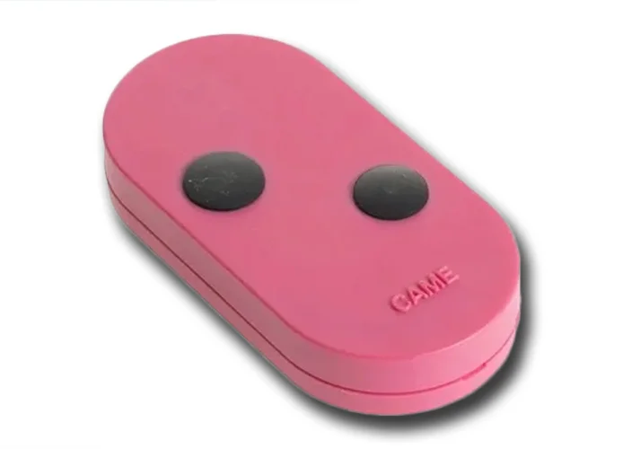 came télécommande 2 canaux 433/868 code fixe rose topd2fps 806ts-0095