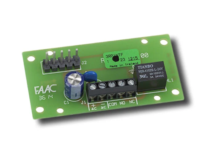 faac interface relais pour les récepteurs rp 787725
