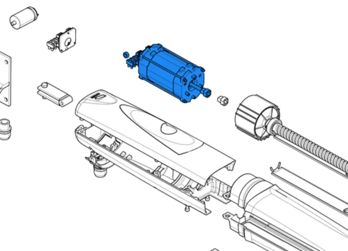 came pièce détachée du groupe moteur série axo 230v lent 88001-0142