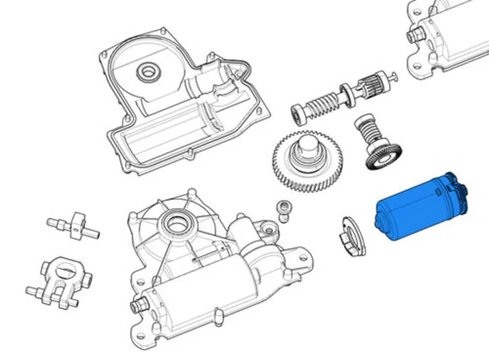 came pièce détachée du groupe moteur frog-j 119ria065