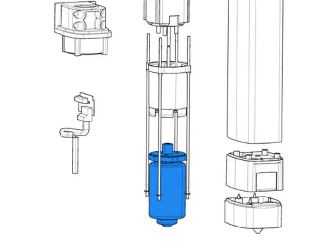 came pièce détachée moteur stylo 119rid344