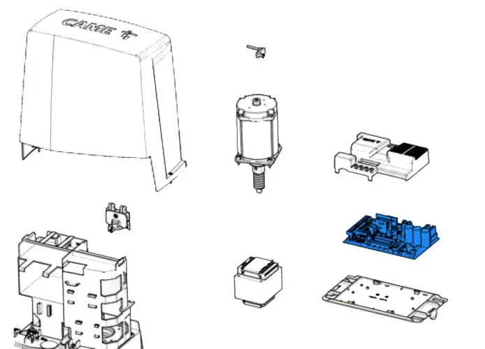 came pièce détachée carte électronique zn8 bkv 88001-0186