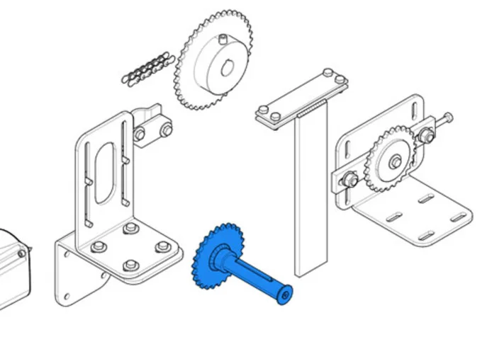 came pièce détachée arbre transmission c-bx 119ricx013