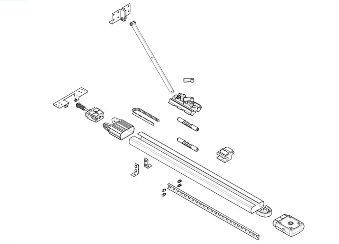 came page pièces détachées pour rail à courroie 001v0688 v0688