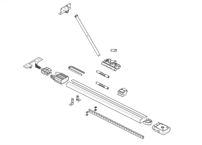 came page pièces détachées pour rail à courroie 001v0686 v0686