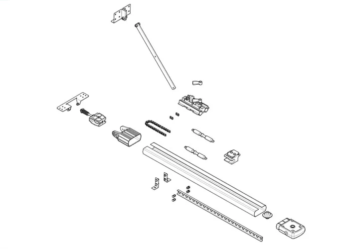 came pièces détachées pour rail à chaîne 001v0683 v0683