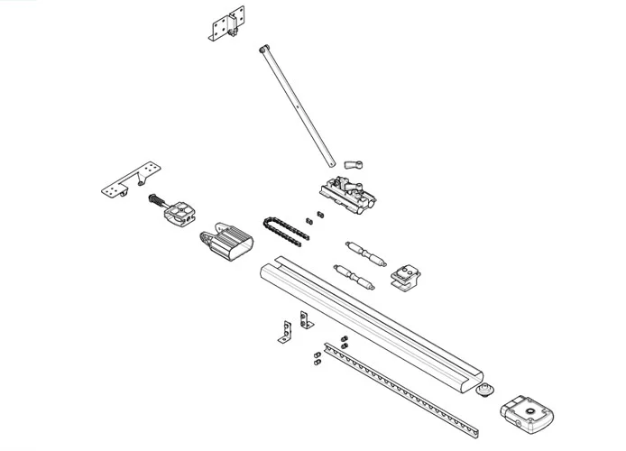 came page pièces détachées pour rail à chaîne 001v0682 v0682