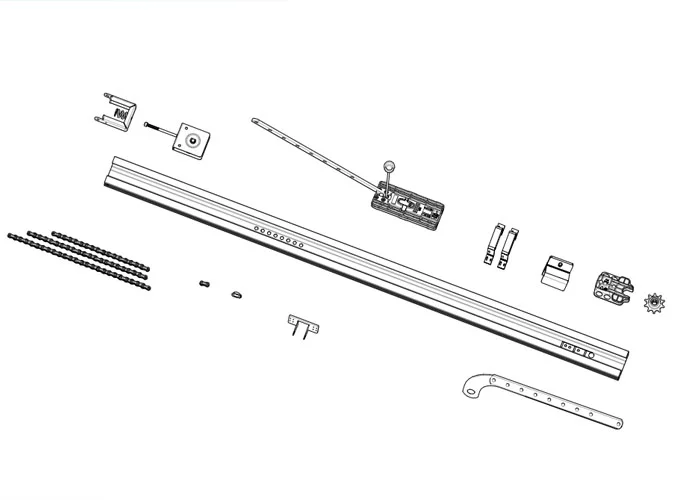 came page pièces détachées pour rail à chaîne 001v06003 v06003