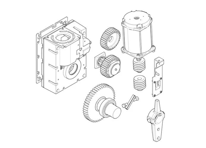 came page pièces détachées pour barrière gearmotor-g6000