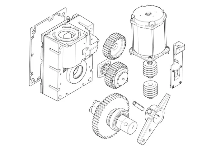 came page pièces détachées pour barrière gearmotor-g4000