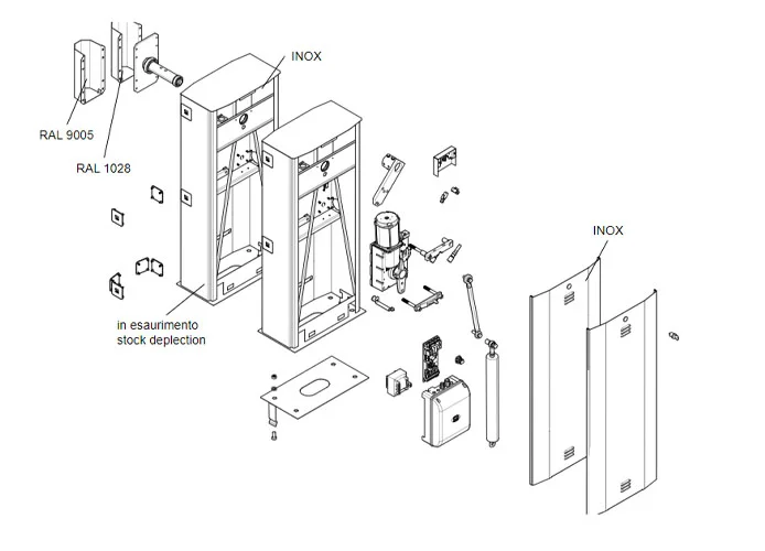 came page pièces détachées pour barrière g6500-g6501 v.1 