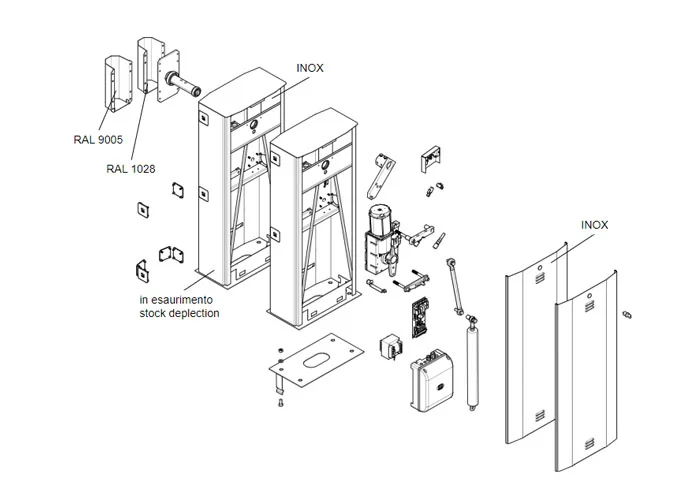 came page pièces détachées pour barrière g6500-g6501 