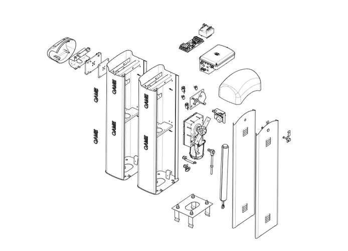 came page pièces détachées pour barrières g4040z-g4040iz v.1