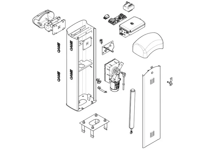 came page pièces détachées pour barrières g4040ezt v.1