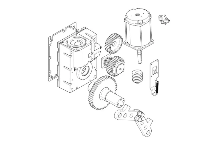 came page pièces détachées pour barrières gearmotor-gt4