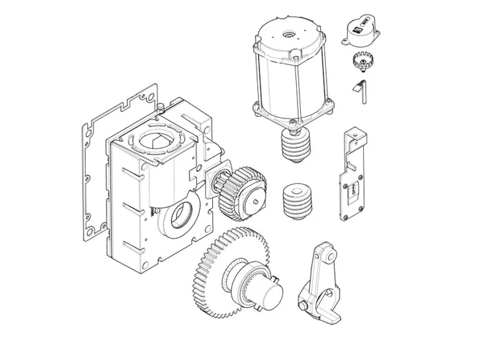 came page pièces détachées pour barrières gearmotor-g2081