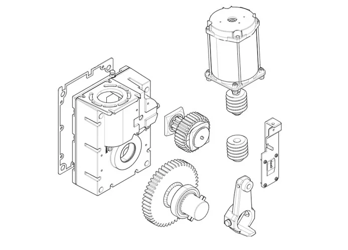 came page pièces détachéespour barrières gearmotor-g2080z