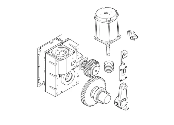 came page pièces détachées pour barrières gearmotor-g2080e