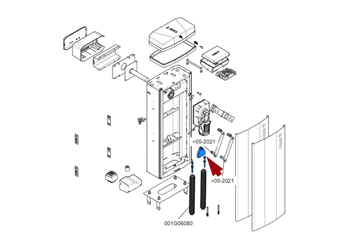 came pièce détachée étrier fixation supérieur ressort gt8 88003-0107