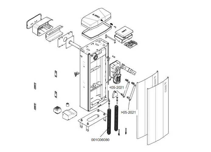 came page pièces détachées pour barrières ggt80ags 