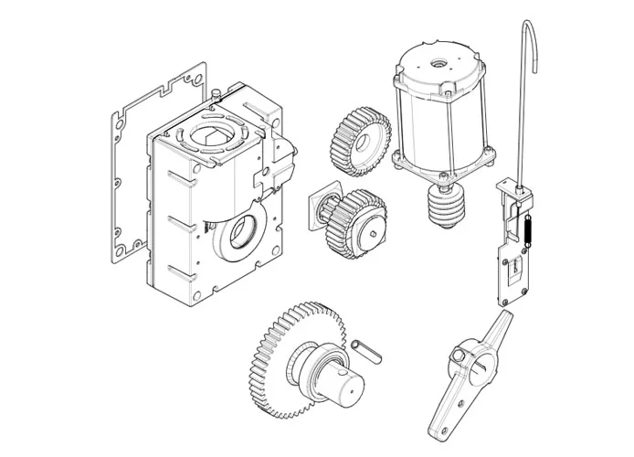 came page pièces détachées pour barrières gearmotor-g12000